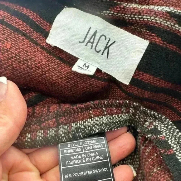 Jack by BB Dakota Women’s Tribal/Aztec Open Cardigan Size M. - Picture 12 of 13